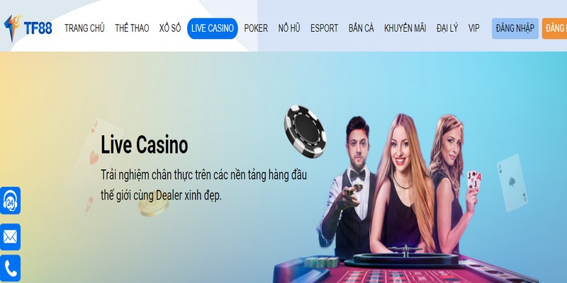 Casino TF88 là một hình thức giải trí trực tuyến cực hot tại nhà cái
